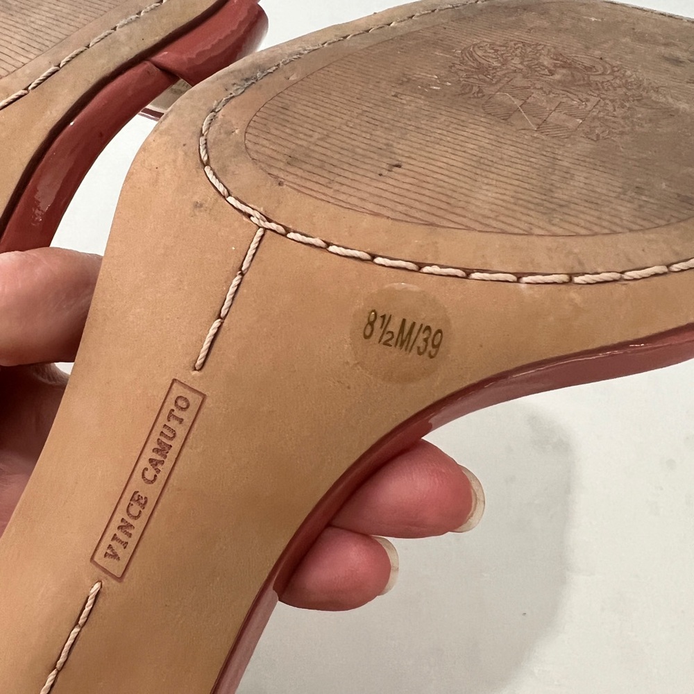 Vince Camuto Pink Patent Leather Heels - Picture 4 of 10